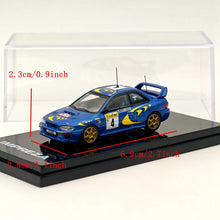 Hobby Japan 1:64 Impreza WRC 1997 #4 Monte-Carlo Winner Diecast HJR642041B Blue