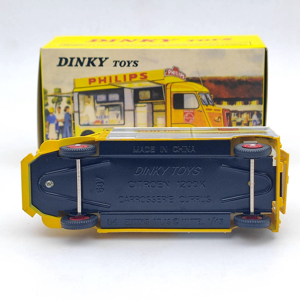 1:43 Atlas DINKY TOYS 587 Camionnette CITROEN 1200K PHILIPS Modèles moulés sous pression Collection Auto Jouets Cadeau