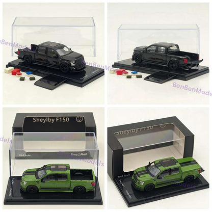 1/64 Funny SHELBY F-150 Shelby Super Snake Pickup Diecast Metal Car Limited