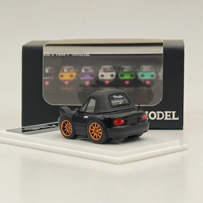 MJ 1:64 Miniature Mazda mx5 Q miata na Resin Car Models Toys Hobby Collection Gifts Limited Edition
