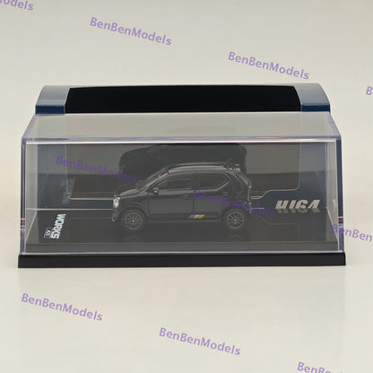 1/64 Hobby Japan SUZUKI ALTO WORKS (HA36S) Bluish Black HJ641070ABK Diecast