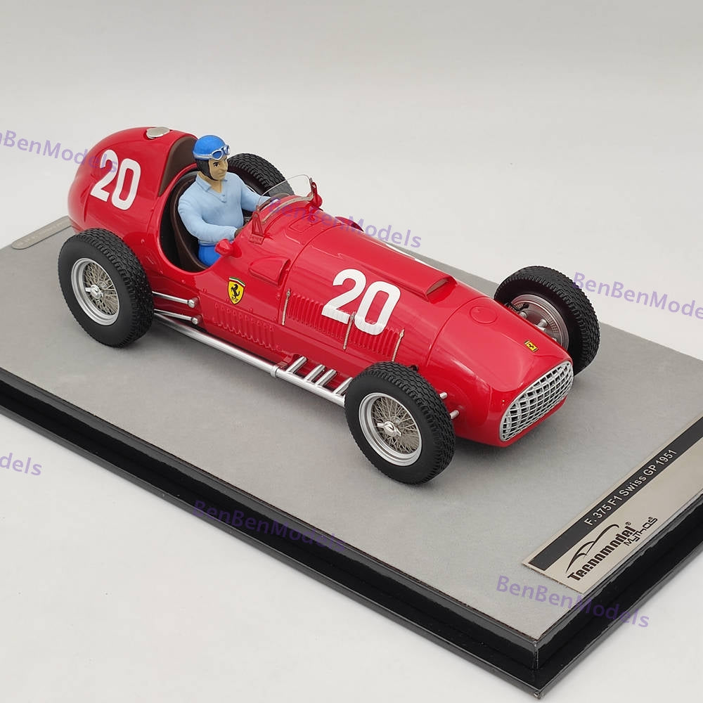 1/18 Tecnomodel Mythos Series Ferrari 375 F1 #20 Swiss GP 1951 A.Ascari Resin
