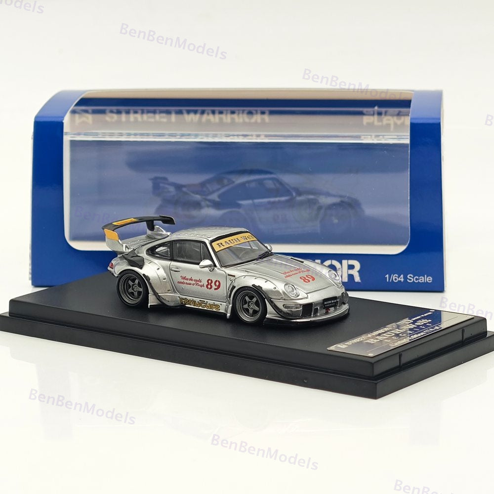 1/64 SW Porsche RWB 993 #89 RAUH-Welt Wide Body Modification Diecast Model Car