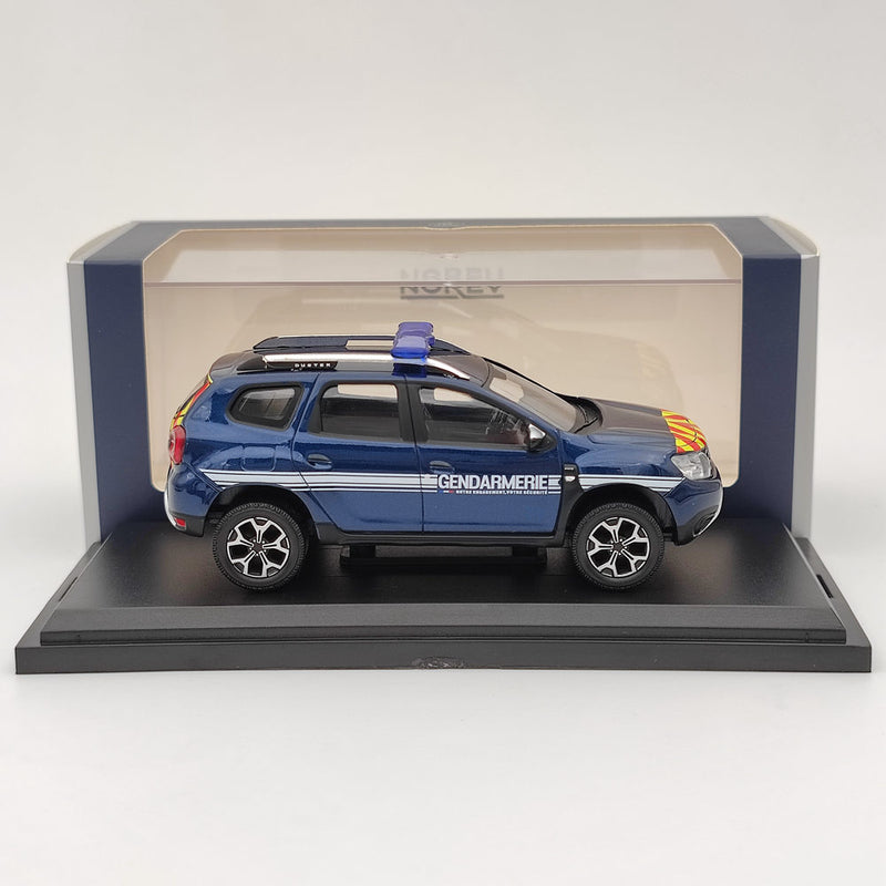1/43 Norev Dacia Duster Gendarmerie Outremer Police 2019 Blue Diecast Models Car Toys Gift