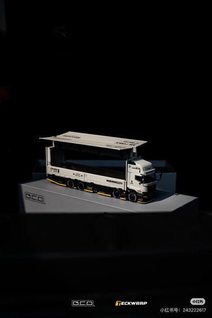 1/64 GCD Hino 700 Enclosed Transporter DarwinPro TeckWrap HEC 2026 Diecast Toys Car Model Gifts
