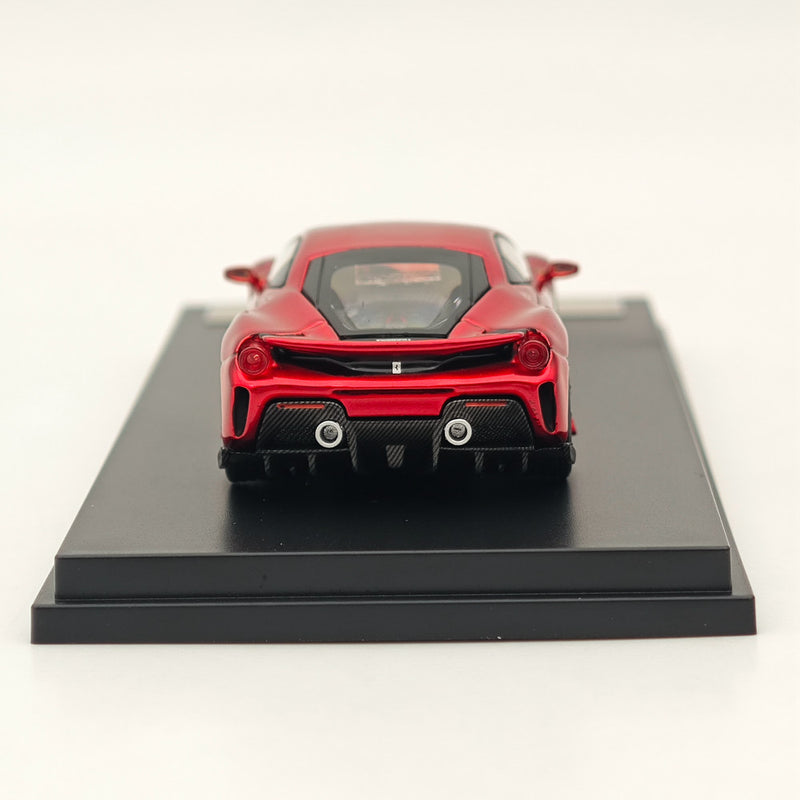 Ichilan 1:64 Novitec 488 Pista Racing Sports Diecast Car Model Toy Collections