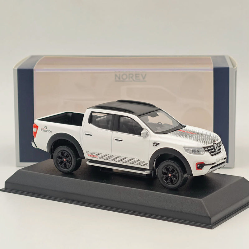 1/43 Norev Renault Alaskan Pick-Up Ice Edition 2019 White Diecast Models Car Collection