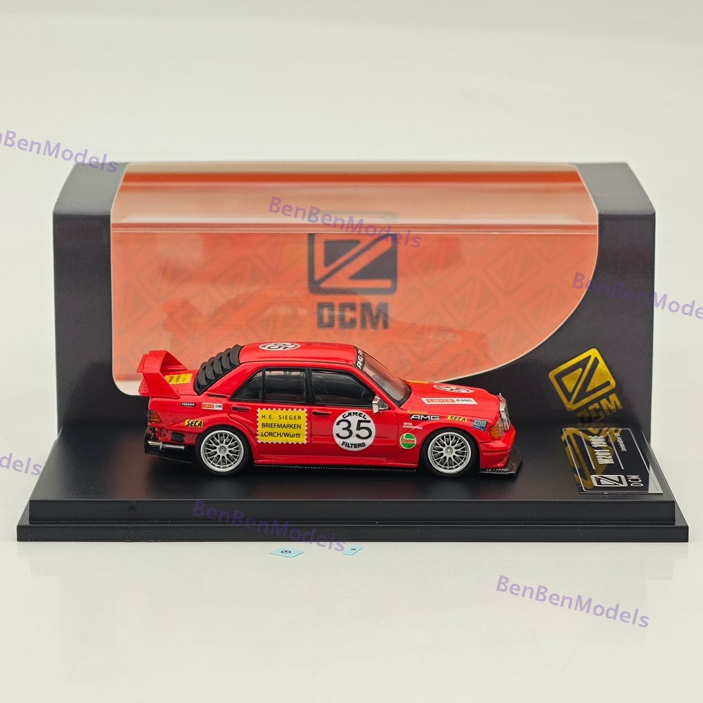 1/64 DCM 190E W201 #35 Red Pig Modified Diecast Metal Car Limited