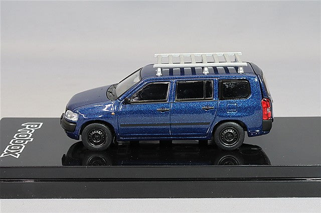 1/64 Hobby Japan Toyota PROBOX Customized ver. with ROOF CARRIER Blue HJ642062BL