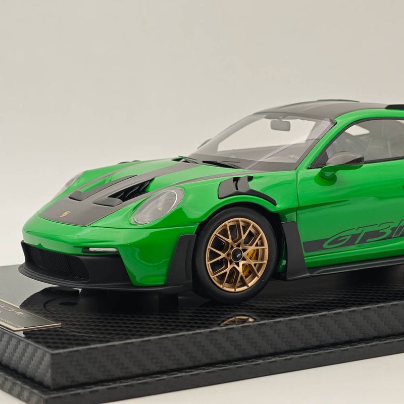 AI MODEL 1/18 Porsche 992 GT3 RS GREEN Resin High-Quality Collection Car Model