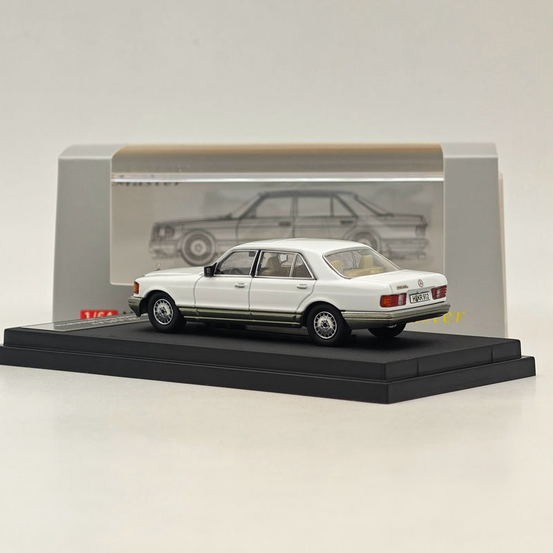 Master 1:64 Mercedes-Benz S560sel W126 Diecast Toys Car Models Miniature Hobby Collection Gifts