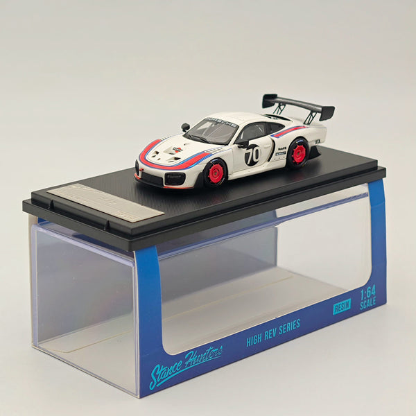 1/64 Stance Hunters Porsche 935 Martini #70 High REV Series White Resin Models Limited 499 Collection Auto Toys Gift