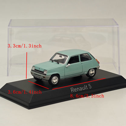 Norev 1/43 Renault 5 TL 1972 Clear Blue Diecast Model Cars Limited Collection