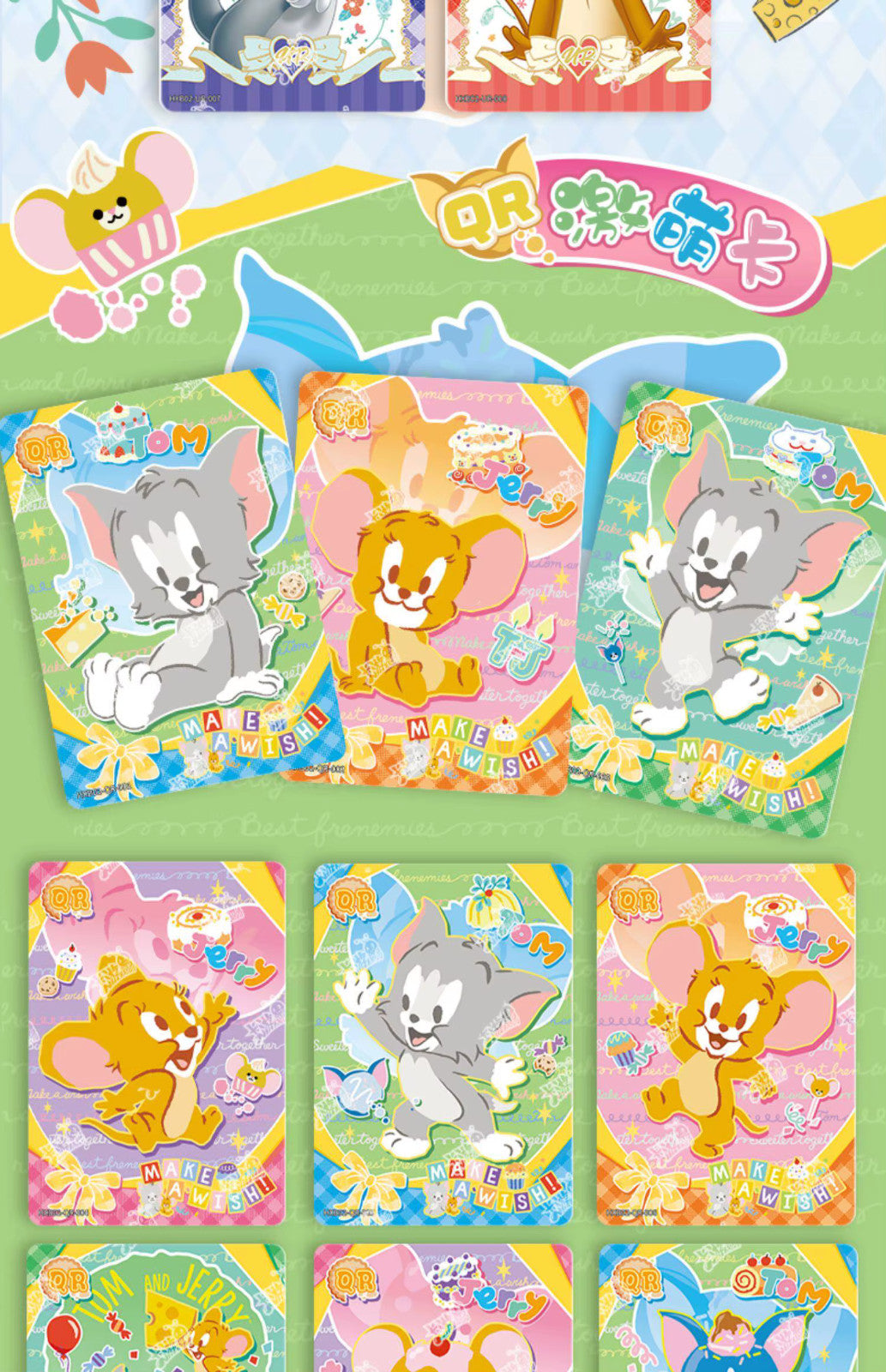 Kayou Tom and Jerry OFFICIAL 30 Pack Trading Card Booster Box Anime TCG Vol 2