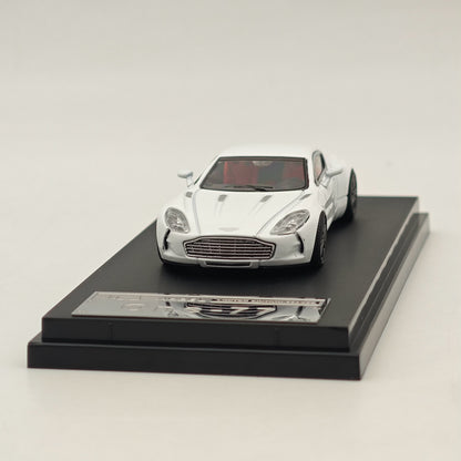 MJ 1/64 Aston Martin ONE77 Alliage Moulé Sous Pression Jouets Modèles De Voiture Miniature Hobby Collection Cadeaux Limitée 999