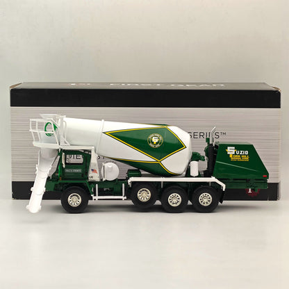 First Gear 1/34 Oshkosh Front Discharge Mixer Green 19-4189 Diecast Metal Replica Collection