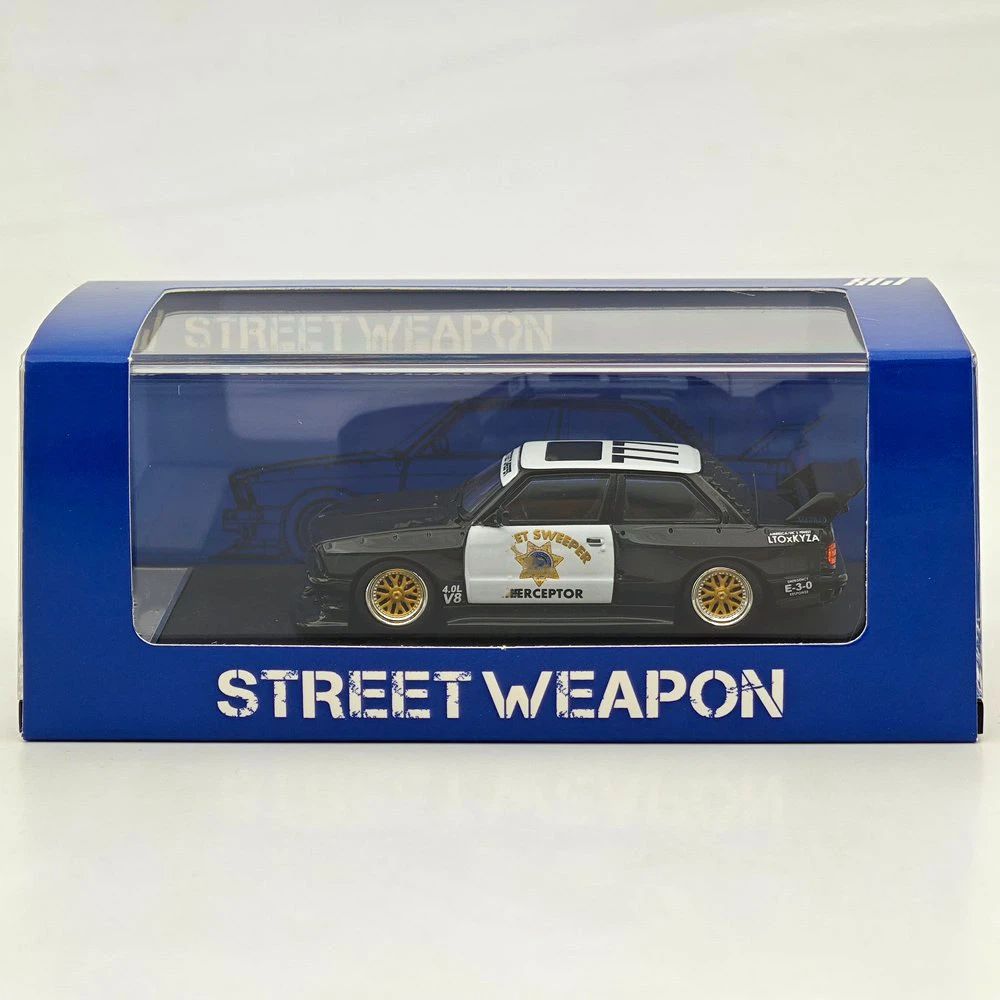 SW 1:64 M3 E30 LTO Widebody Modified Coupe Racing Sports Diecast Model Car Limited Edition