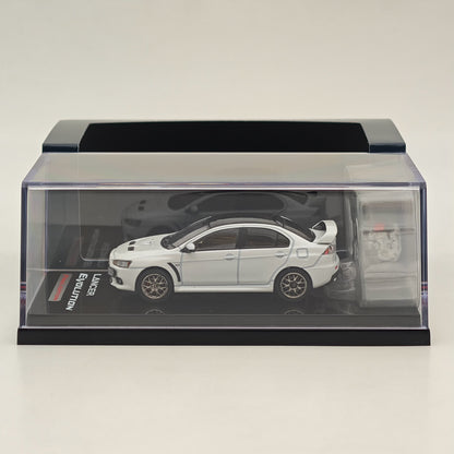Hobby Japan 1/64 Mitsubishi Lancer Evolution X Final Edition White HJ642053CWP In Stock - US