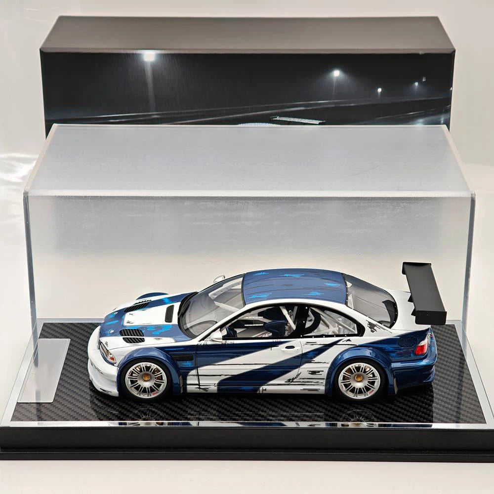 Prévente SW 1:18 M3 GTR E46 Need For Speed Édition Limitée Maquette de Voiture en Résine Cadeaux de Collection