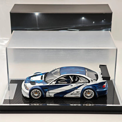 Prévente SW 1:18 M3 GTR E46 Need For Speed Édition Limitée Maquette de Voiture en Résine Cadeaux de Collection