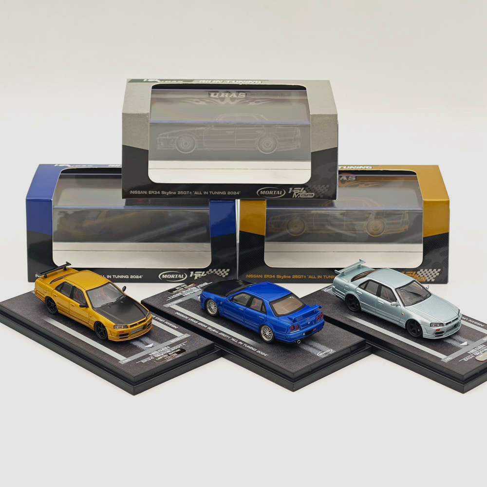 MORTAL 1:64 NISSAN SKYLINE ER34 Skyline 25GT-t Miniature
