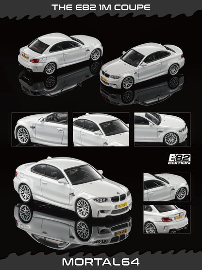 Mortal 1:64 BMW E82 1M Coupe Diecast Car Toy Model Hobby Limited Collection Gift