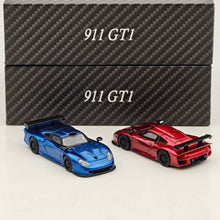 Transcend model TSD 1:64 911 GT1 24h LeMans 1997 Carbon Fiber Opening Hood Diecast Model Car Limited Collection