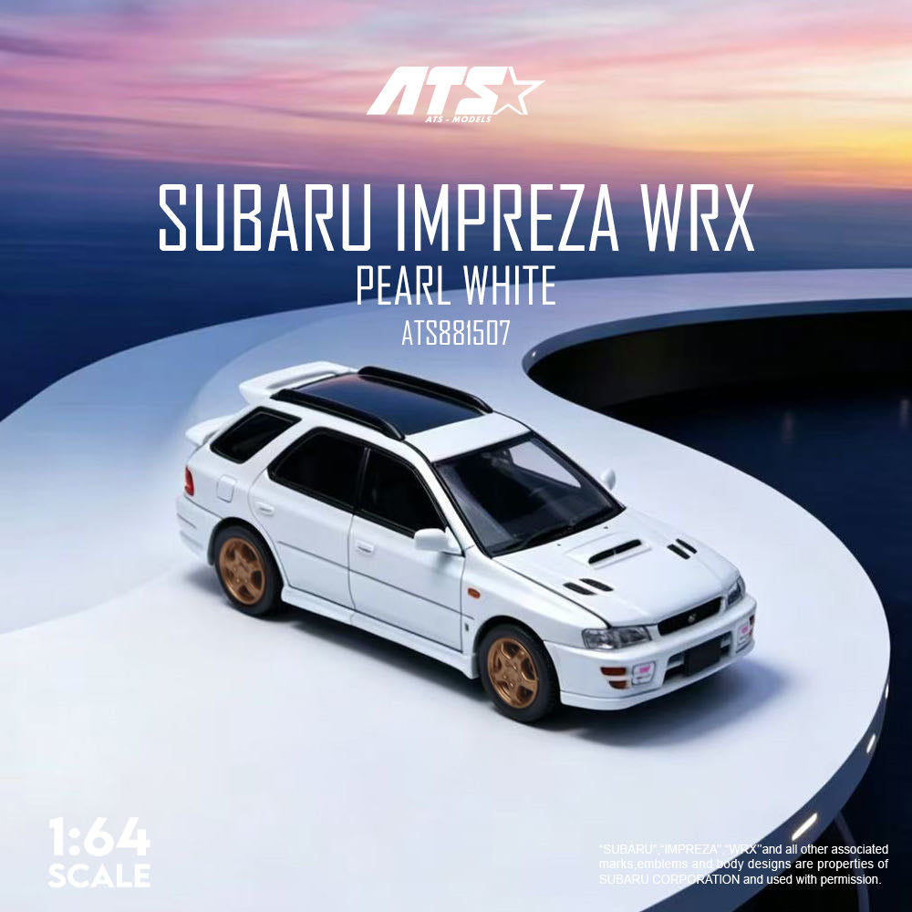 Pre-order ATS 1:64 Impreza WRX STI GC Wagon Sport Model Diecast Metal Car Limited Collection
