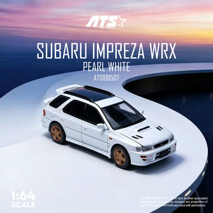 Pre-order ATS 1:64 Impreza WRX STI GC Wagon Sport Model Diecast Metal Car Limited Collection