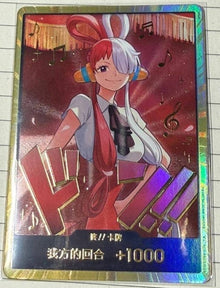 Chinese-Gold UTA DON !! Card Heroines Edition Special One Piece Card Game