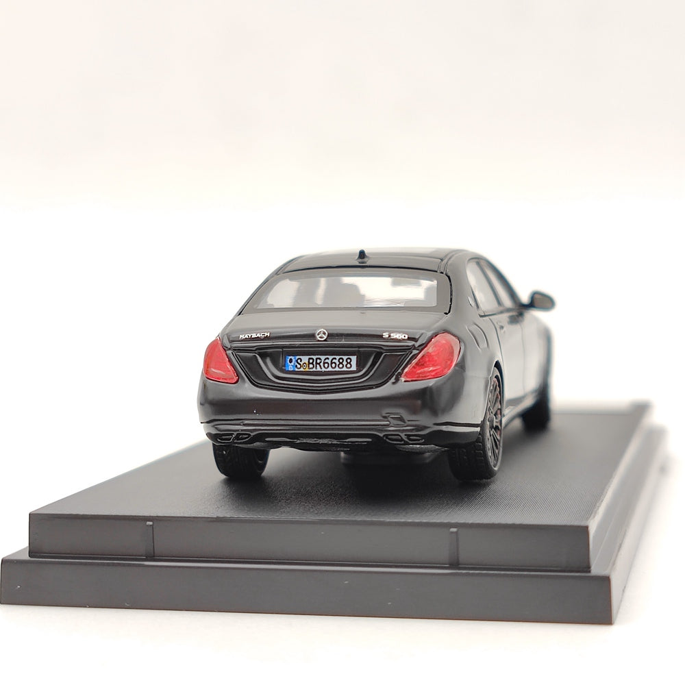 Prévente Master 1/64 Mercedes Benz Maybach Classe S S560 Jouets moulés sous pression Modèles de voitures Collection automatique Cadeau Noir 