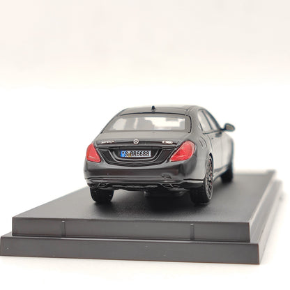 Prévente Master 1/64 Mercedes Benz Maybach Classe S S560 Jouets moulés sous pression Modèles de voitures Collection automatique Cadeau Noir 
