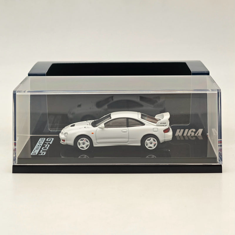 Hobby Japan 1/64 Toyota CELICA GT-FOUR ST205 JDM STYLE White HJ642064AW Diecast Models Car Collection