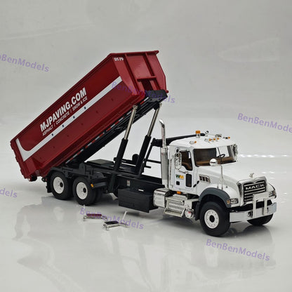 1/34 FIRST GEAR Mack Granite MP & Tub-Style Roll-Off Container DIECAST 19-4226