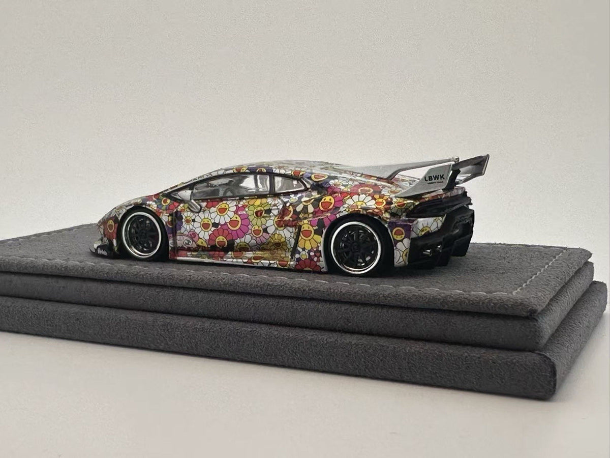 DAP 1:64 Lamborghini Supercar Voiture de course Livrée Roues portantes Modèle de voiture moulé sous pression Jouets Cadeau