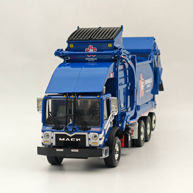 FIRST 1/34 Mack TerraPro with Heil Half/Pack FEL CNrG TM Tailgate Blue 10-4007A