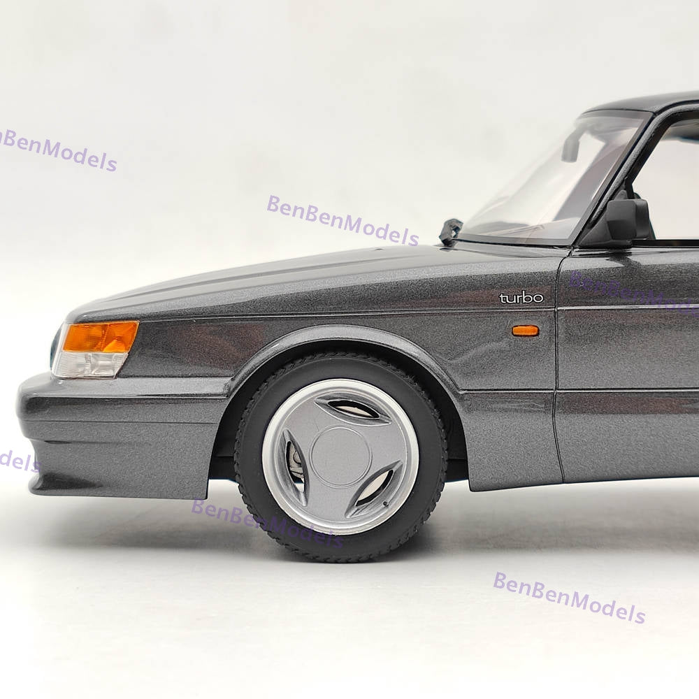 DNA Collectibles 1/18 Saab 900 Turbo T16 Airflow Grey DNA000113 Resin Model Car