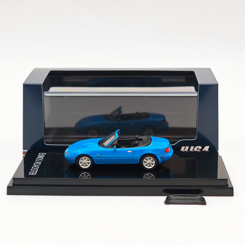 1/64 Hobby JAPAN Mazda EUNOS ROADSTER NA6CE WITH TONNEAU COVER Blue HJ642025ABL Diecast Models Car Limited Collection Auto Toys Gift