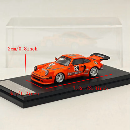 Modèles réduits de voitures moulées sous pression 1/64 SW Carrera RSR 3.0/KS-R PORSCHE 911 Jagermeister #24 