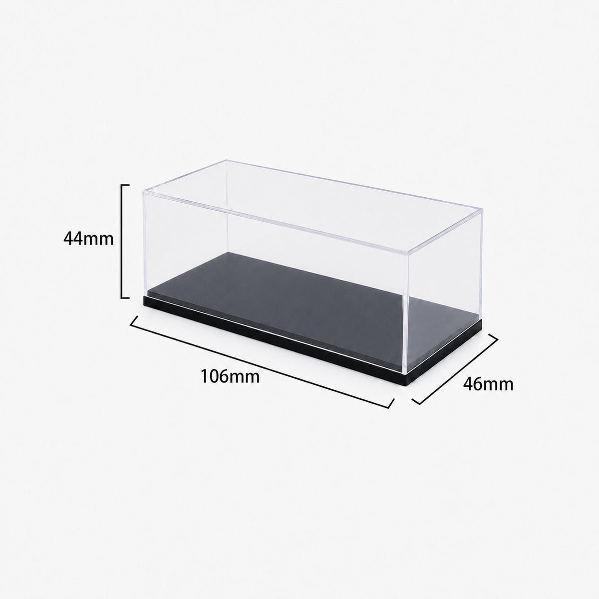 1:87 Transparent Acrylic Model Display Box Hand-Made Toy Storage Box Car Dust Cover Model Blind Box Wholesale