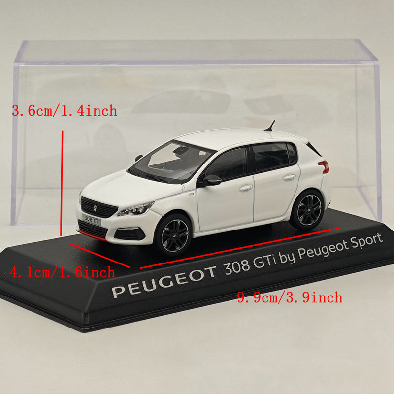 1/43 Norev Peugeot 308 GTi SPORT VERSIO Diecast Model Cars Collection White