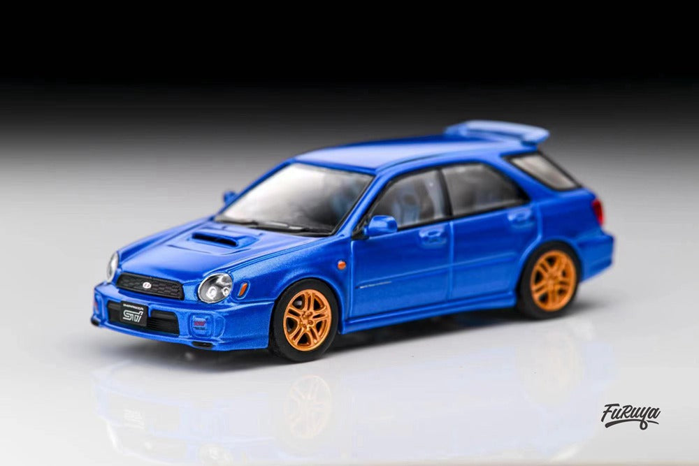 Furuya 1:64 SUBRARU Impreza WRX STi GD/GG Diecast Toys Car Collection Gifts Limited Edition