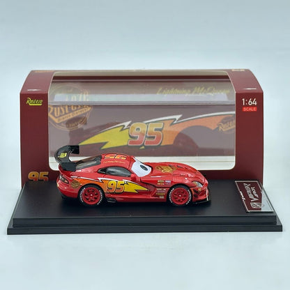 Hone Model 1/64 Viper MK3 ACR Magnetic Hood Racing Sports Diecast Model Car