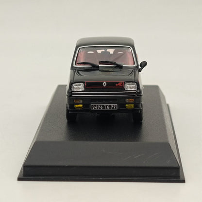 Modèle réduit de voiture moulé sous pression Norev Renault 5 Alpine 1977, collection limitée, noir, 1/43 