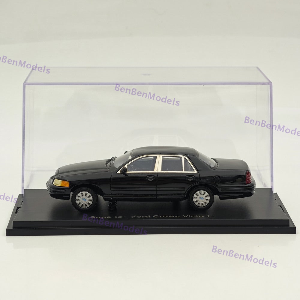 1/43 Supe io Ford Crown Victo I Black Resin Model Car Limited Edition Used