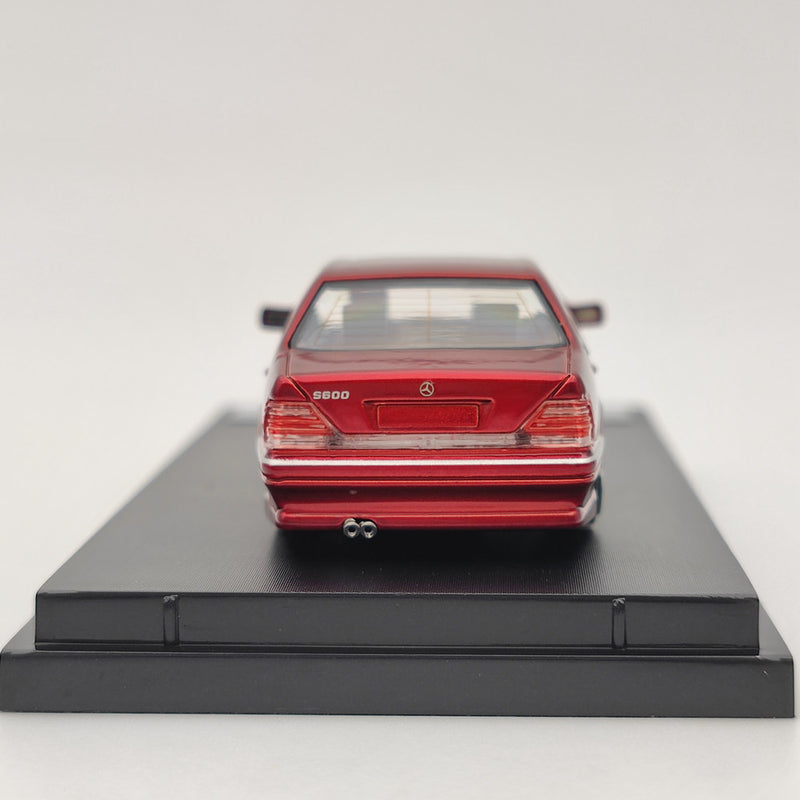 1/64 Street Weapon Benz W140 S600 Red Limited 499 Diecast Model Car Collection