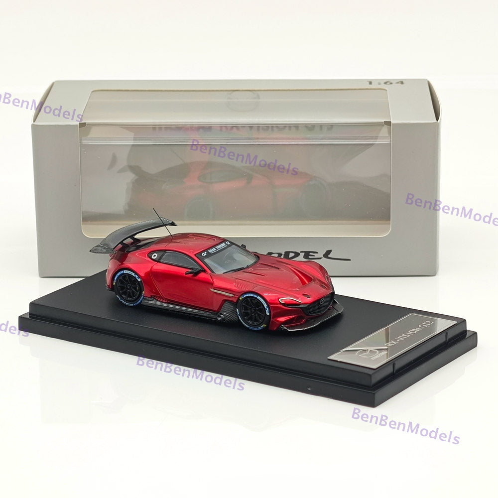 Glory Model 1:64 Mazda RX Vision GT3 Coupe Racing Sports Model Red