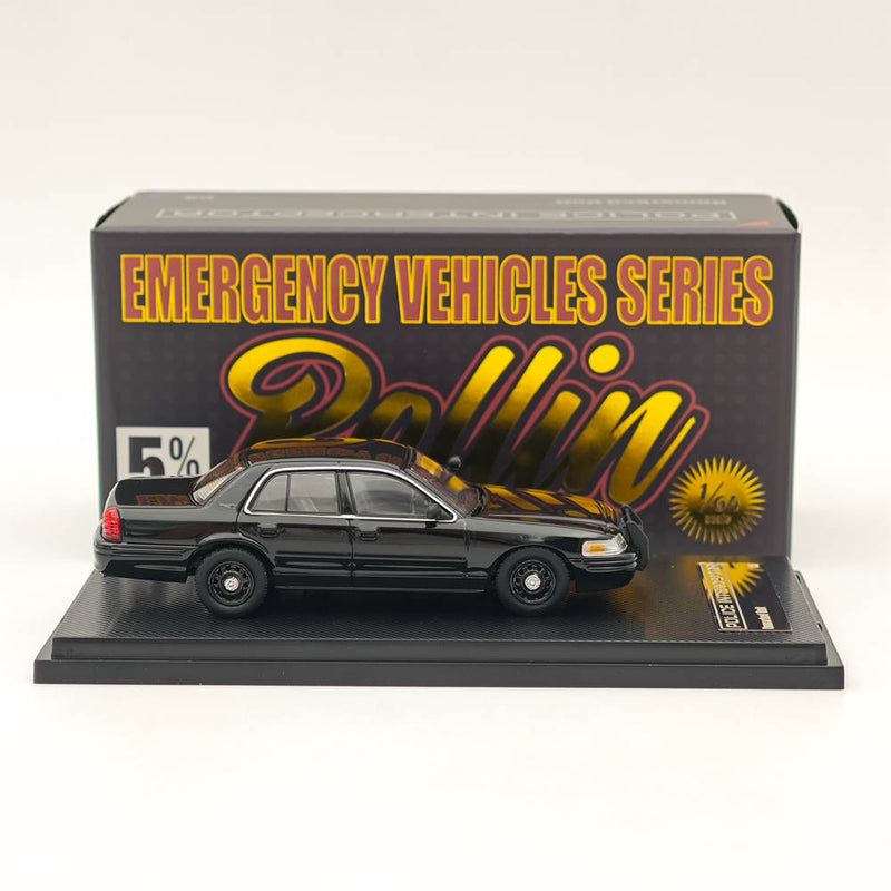 Rollin 1:64 Ford CV NYPD/LAPD Police Car Victoria Crown Diecast Toys Car Models Miniature Hobby Collectible Gifts