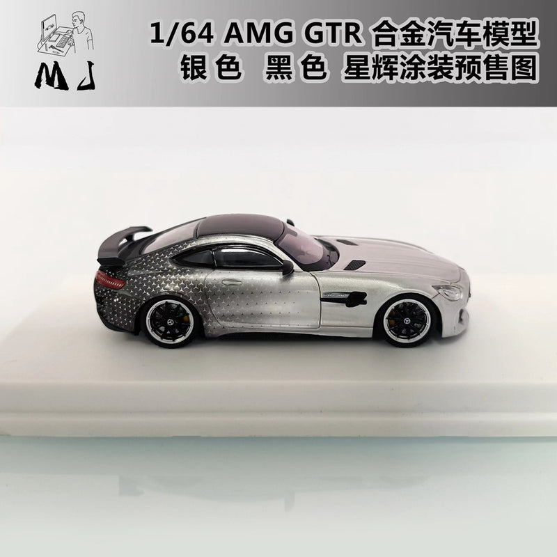 LMLF 1:64 Mercedes Benz AMG GTR Starlight Miniature Hobby Gifts Diecast Toys Car Models Collection