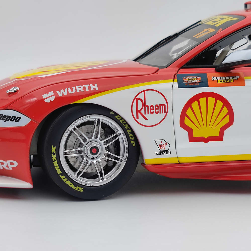 1/18 Authentic Shell V-Power Racing Team #17 Ford GT Mustang 2019 McLaughlin's Diecast Models Car Limited Collection Toys Gift